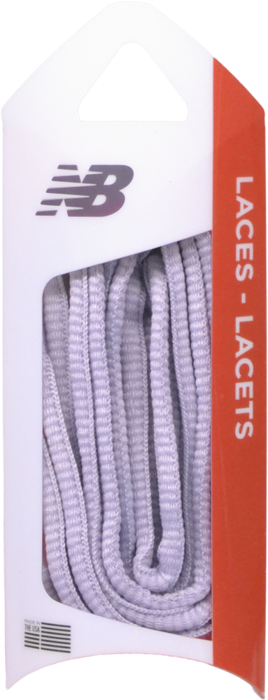 Nb Oval Nb Grey Athletic Shoelace (416x1024), Png Download