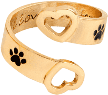 2018 Huella De La Garra Del Amor Usted Anillo Para (558x744), Png Download