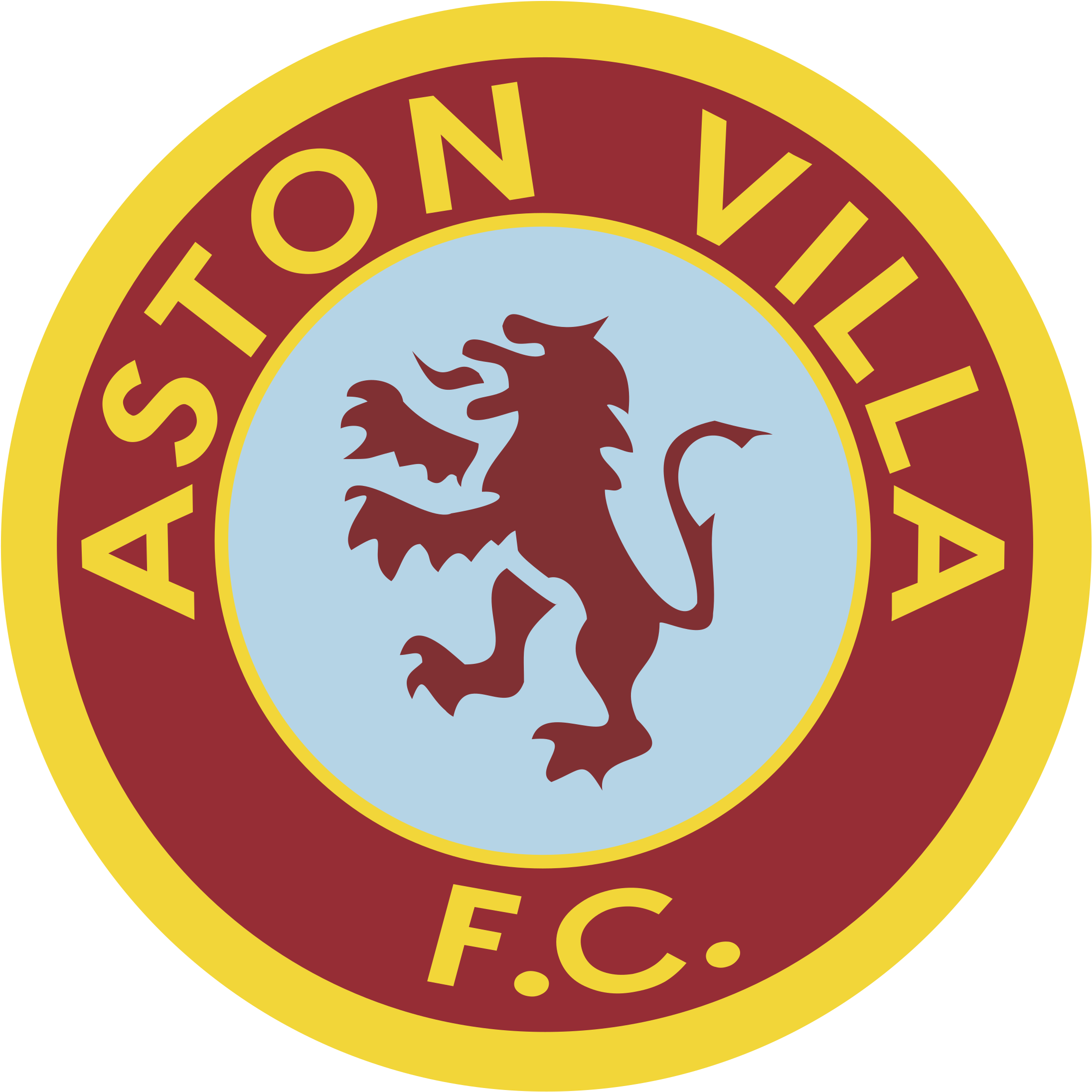 Aston Villa Fc Logo Png Transparent (2400x2400), Png Download
