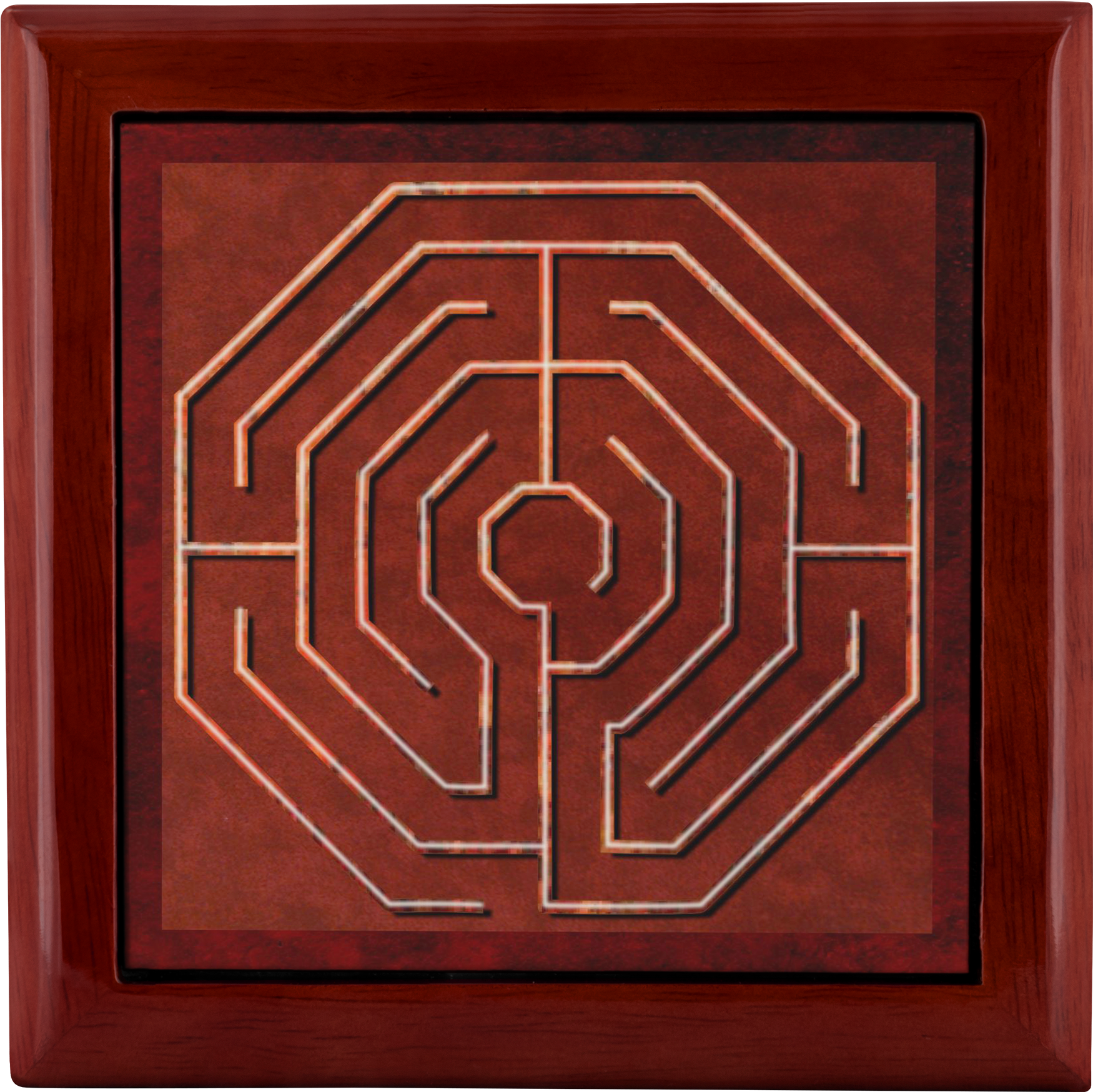Load Image Into Gallery Viewer, Octagon Labyrinth Jewelry (2000x2000), Png Download