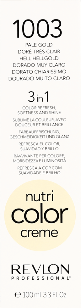 Revlon Professional Nutri Color Creme 1003 Pale Gold (1200x1200), Png Download