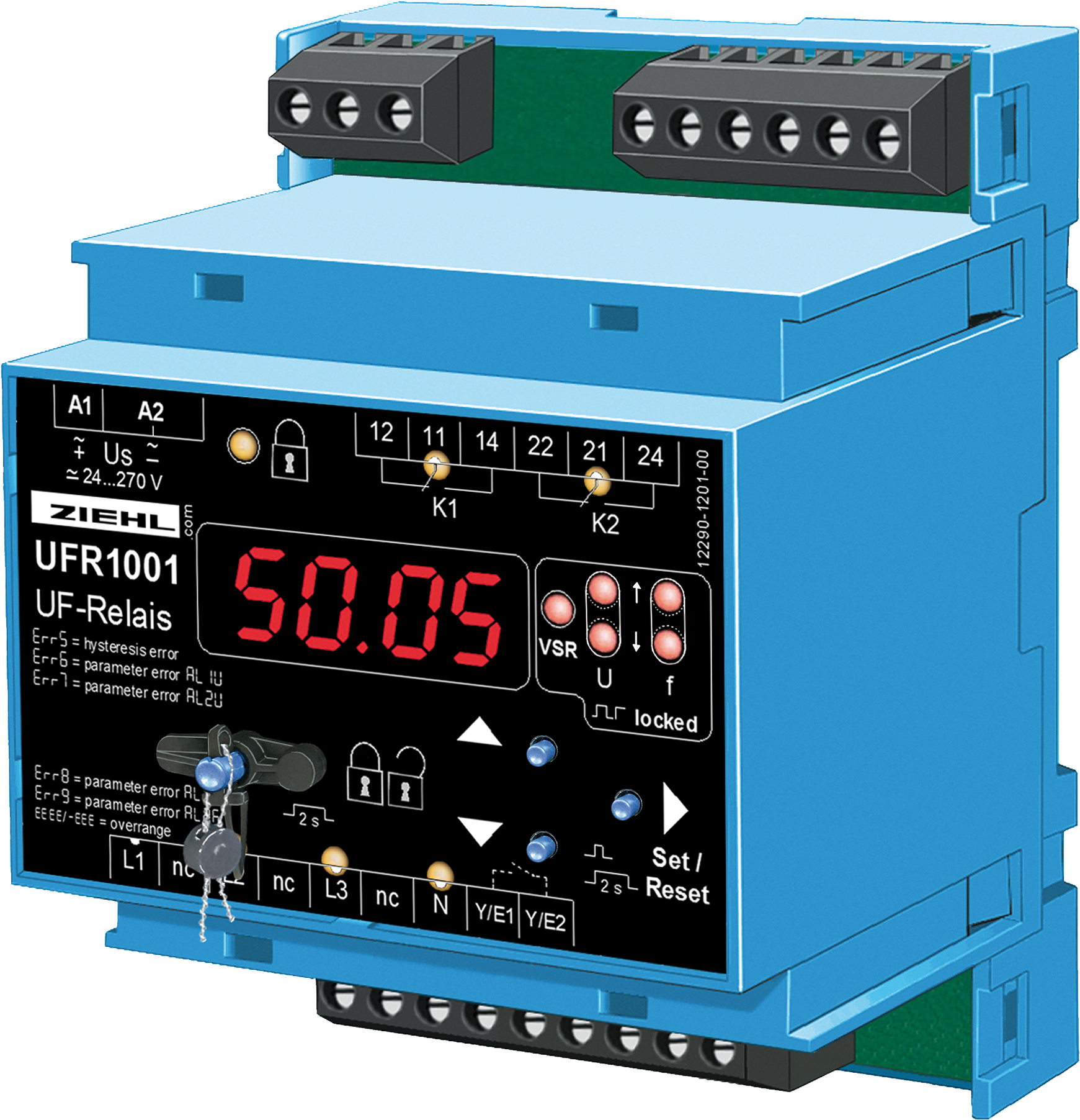 Voltage And Frequency Relay Ufr1001 (2880x2160), Png Download