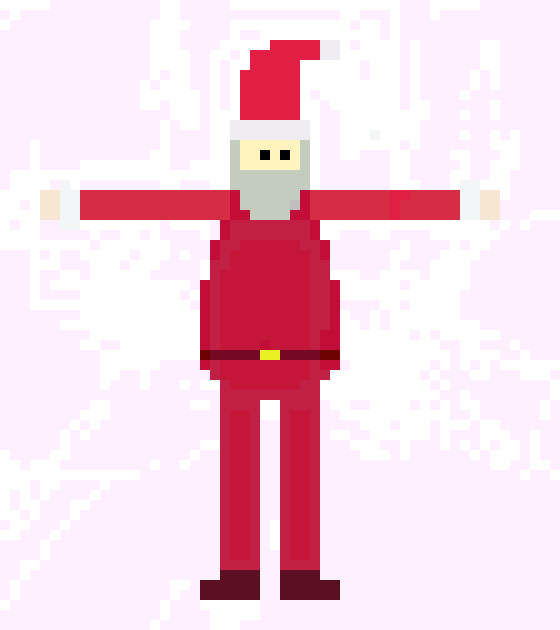 Papa Noel (560x630), Png Download