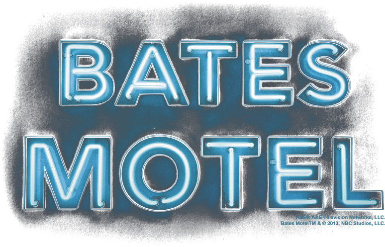 Bates Motel Sign Logo Juniors Tank (850x615), Png Download