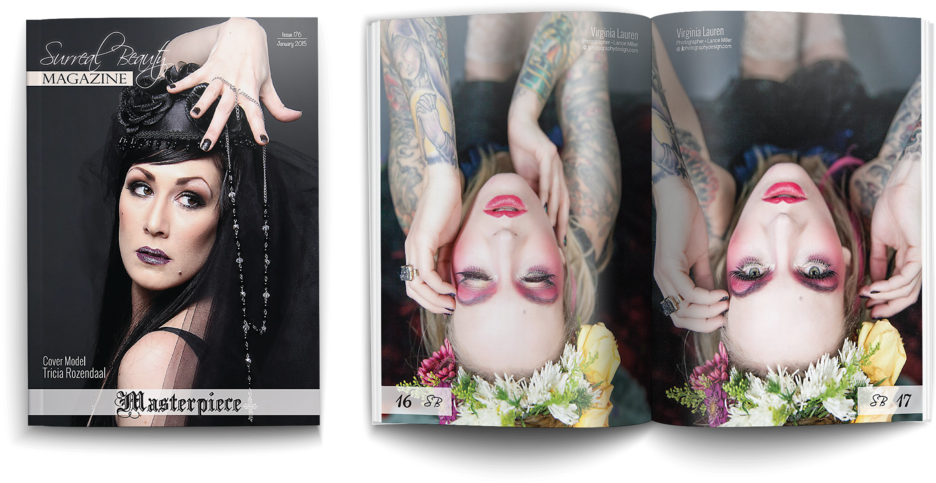 Surreal Beauty Magazine Masterpiece Beautiful Life (1000x514), Png Download