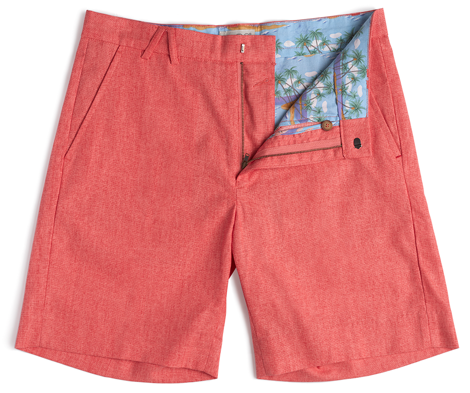 Red Coral - Cotton/linen (1000x1000), Png Download