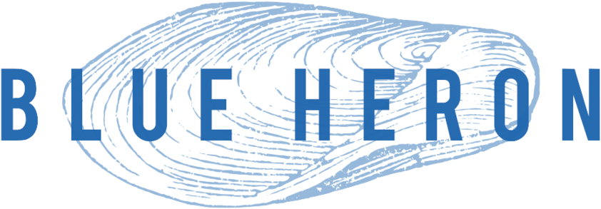 Blue Heron Shell Logo Copy Format=1500w (1000x357), Png Download