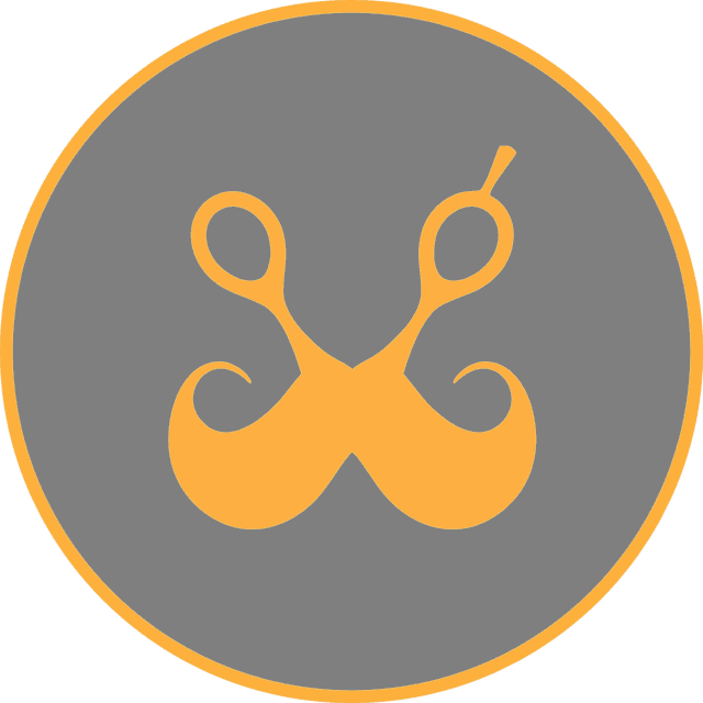 Best Barber In Denver Logo (640x640), Png Download