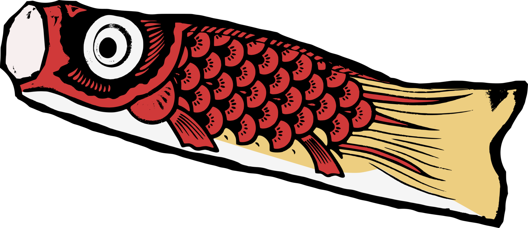 Koinobori Children's Day Carp Flag (1731x750), Png Download