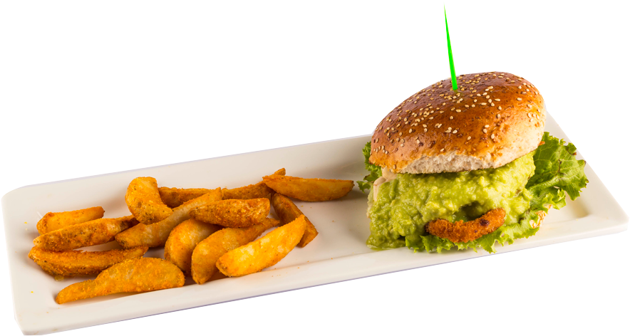 Hamburguesa Mexicana / Mexican Burger (914x485), Png Download