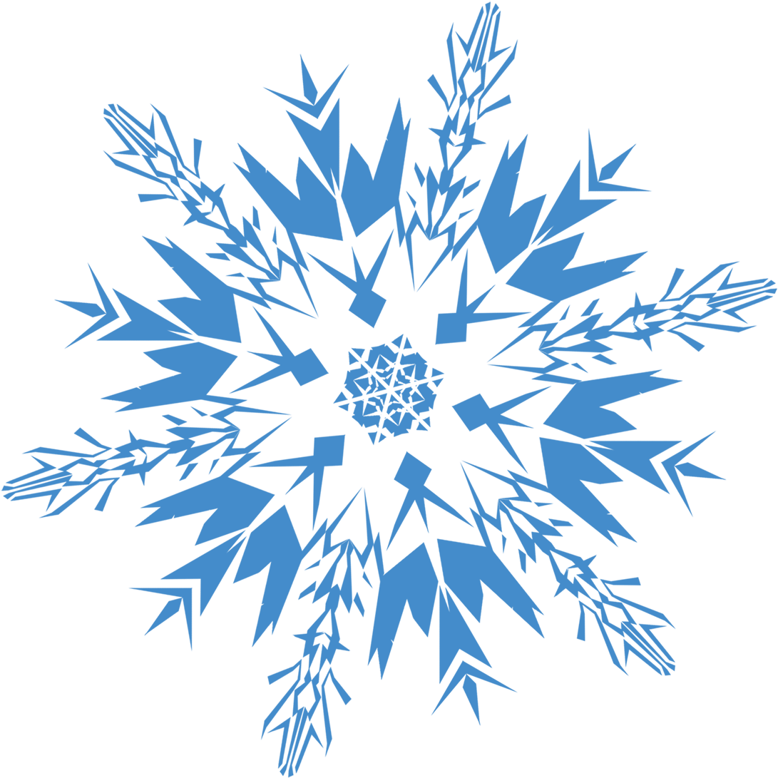Snowflake Blue - Snowflake Png (1144x1188), Png Download