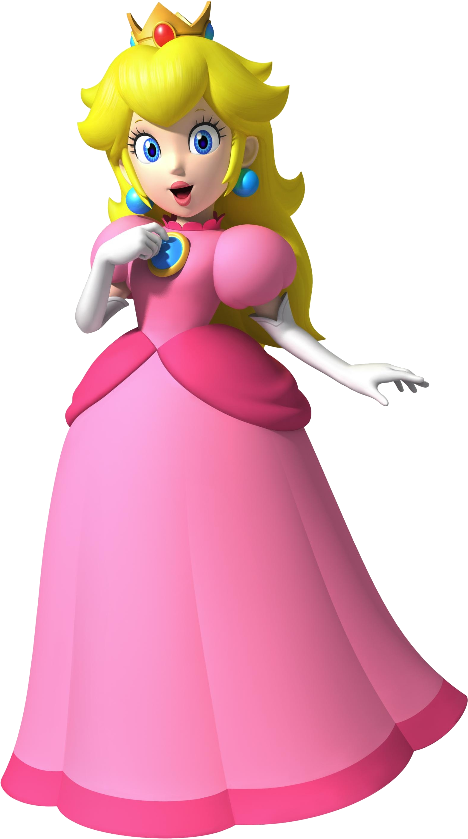 Jpg Library Download Princess Peach Encyclopedia Gamia - Princess Peach (1719x2984), Png Download
