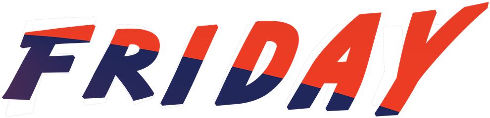 Friday Day Super Hero Retro Blue Red Comic - Friday Pixabay (1348x340), Png Download