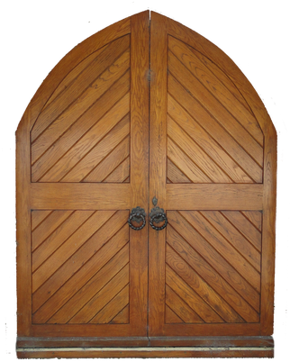 Church Door Png (340x421), Png Download