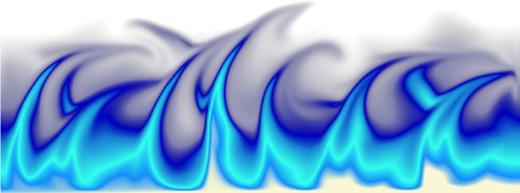 Blue Flames Png Clipart - Blue Fire Transparent (1024x768), Png Download
