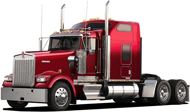American Truck Sideview - Truck Transparent Background Png (661x389), Png Download
