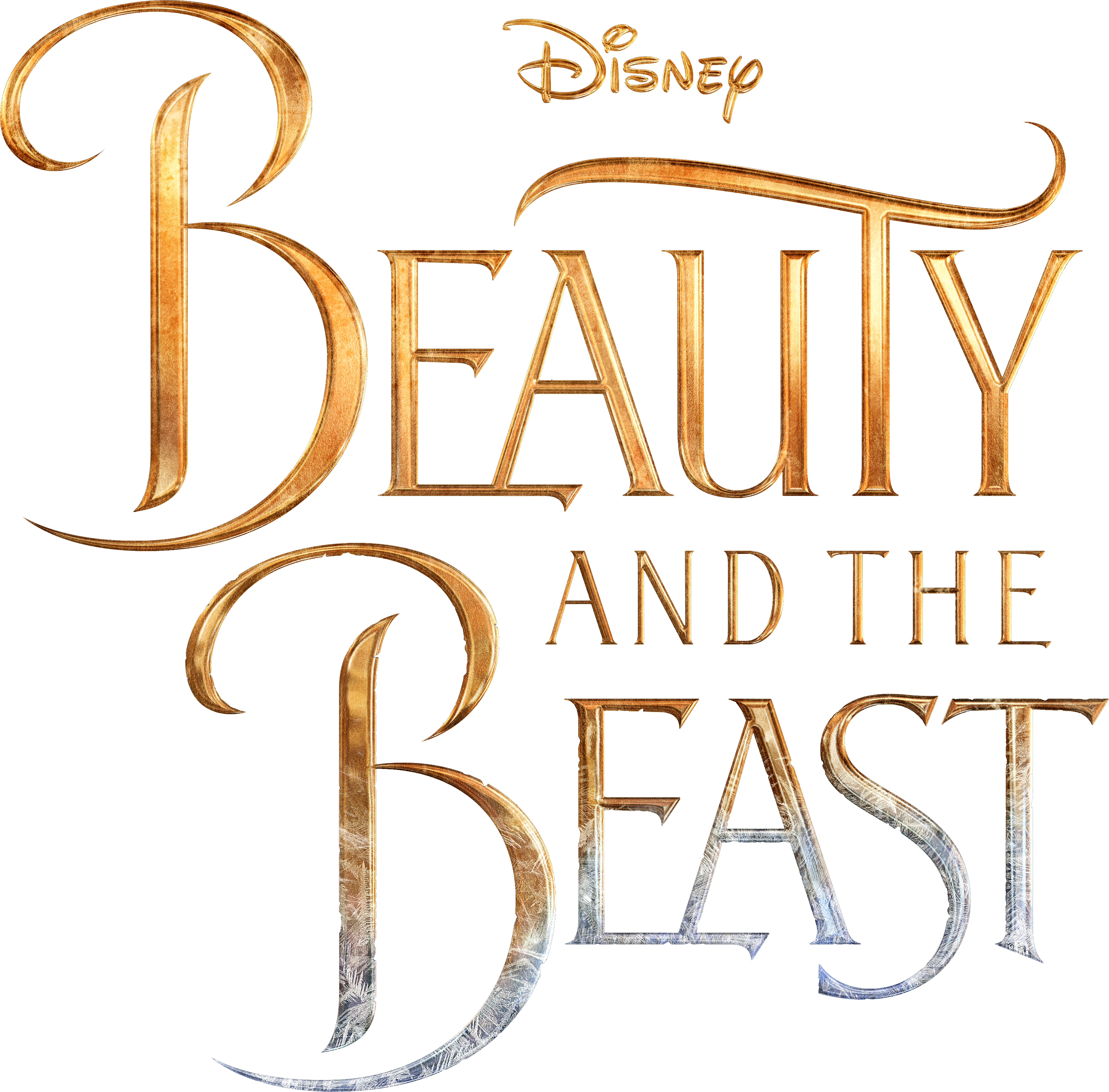 Beauty And The Beast 2017 Logo - Beauty And The Beast Logo Transparent Background (3517x3462), Png Download