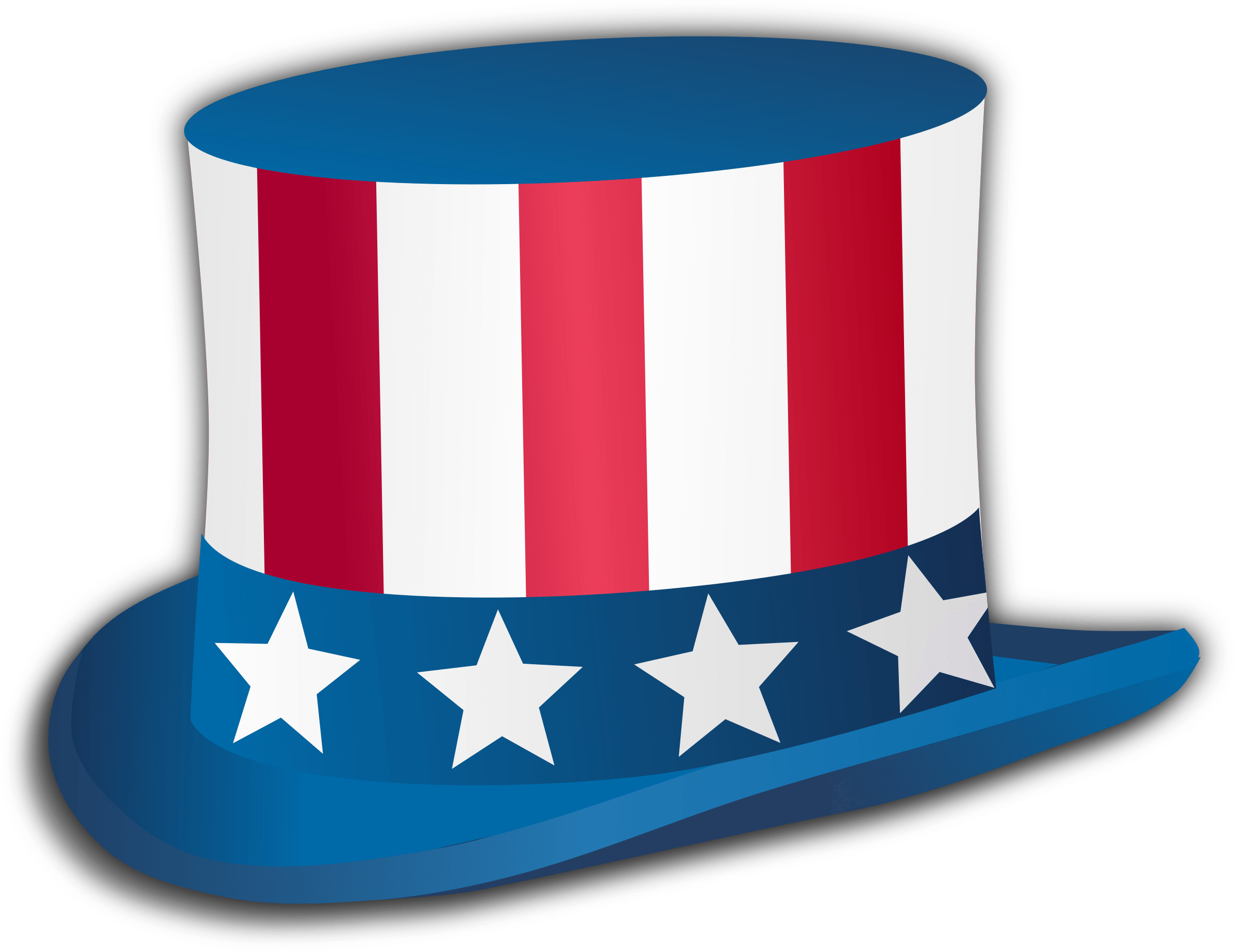 Holidays - Uncle Sam Hat Clipart (2400x1846), Png Download