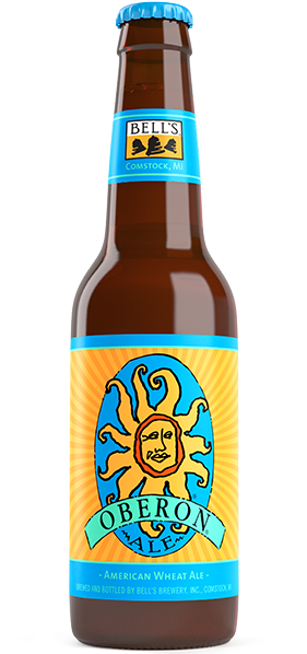 12 Oz Bottle - Bells Oberon Ale (618x640), Png Download