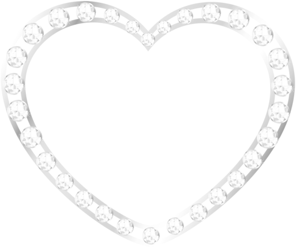 Share This Image - Diamond Heart Png (600x522), Png Download