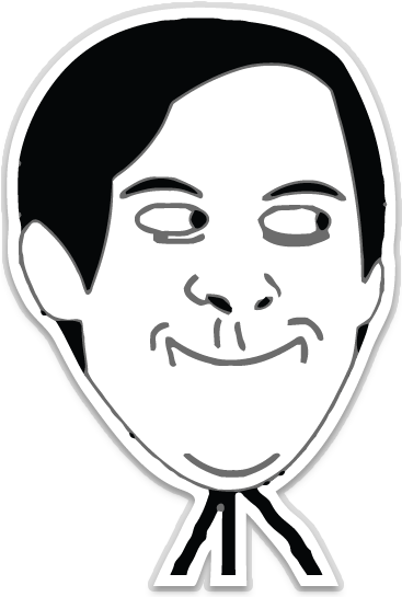 Poker Face Meme Png Download - Spiderman Meme Face Png (650x650), Png Download