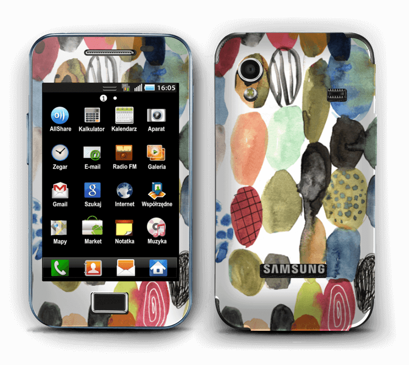 Dots Watercolor - Case-mate Barely There - Black - For Samsung Galaxy (800x714), Png Download