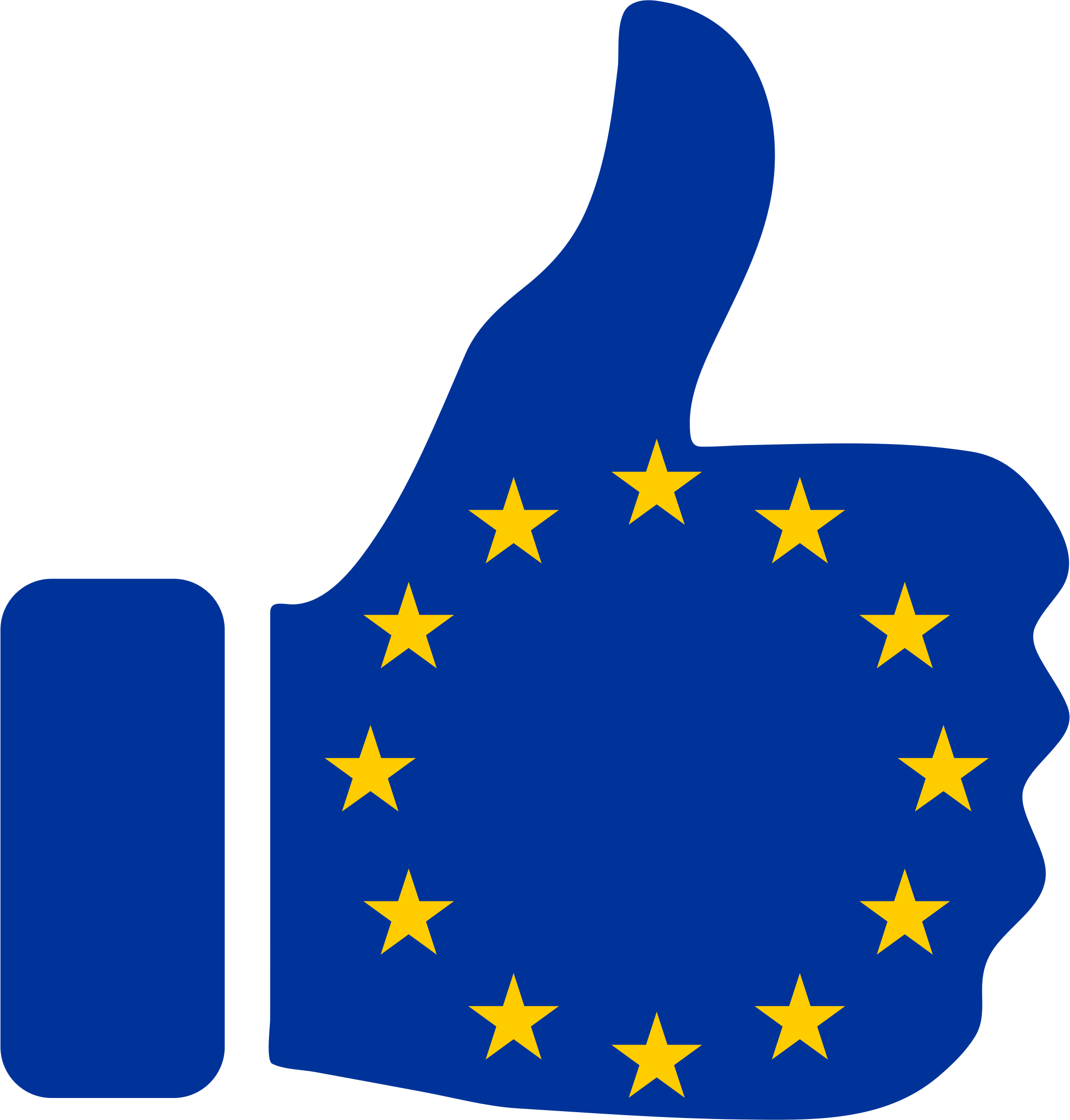 This Free Icons Png Design Of Thumbs Up Europe (2188x2290), Png Download