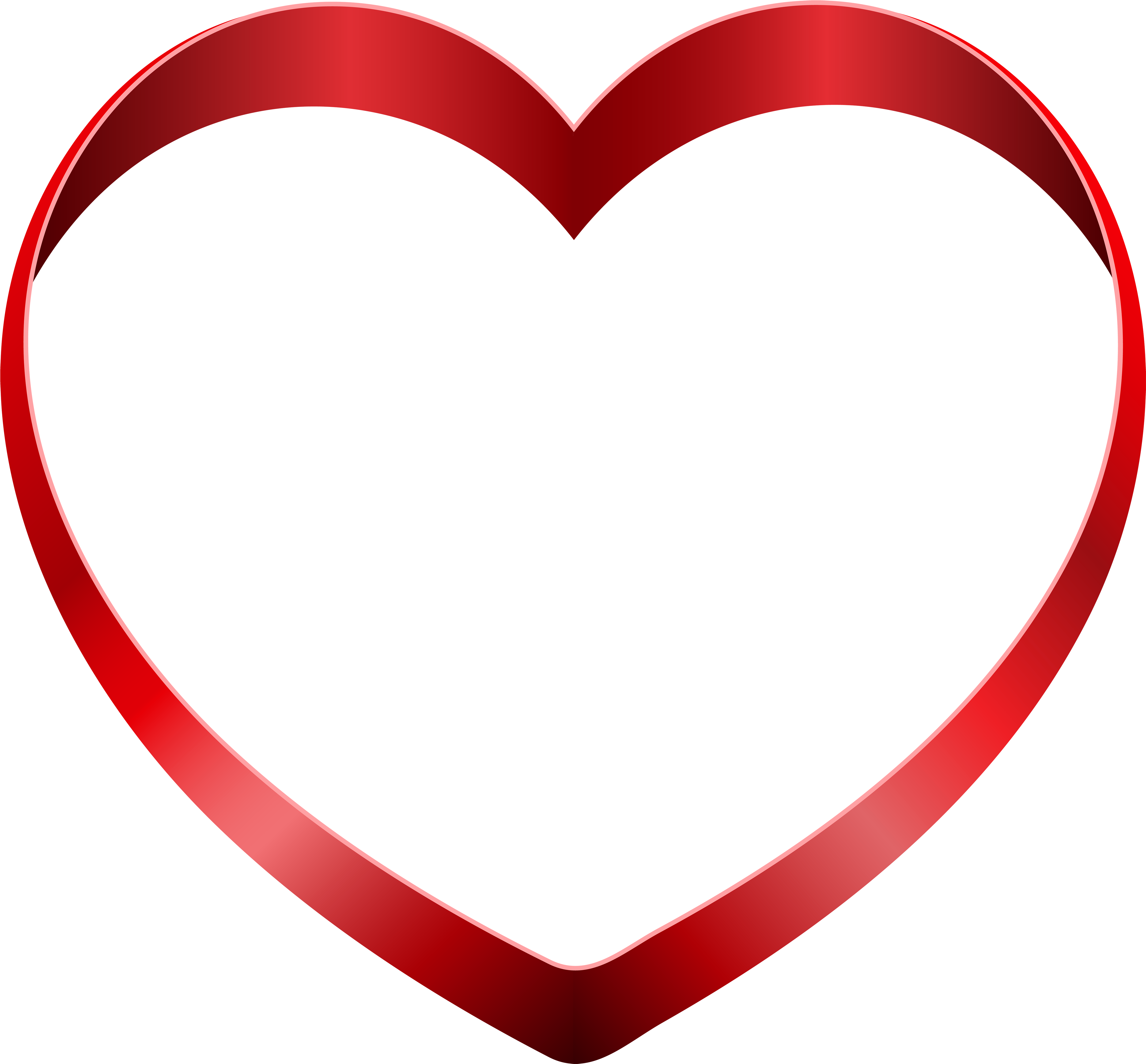 Transparent Heart Png Clipart - Heart Clipart (5000x4644), Png Download