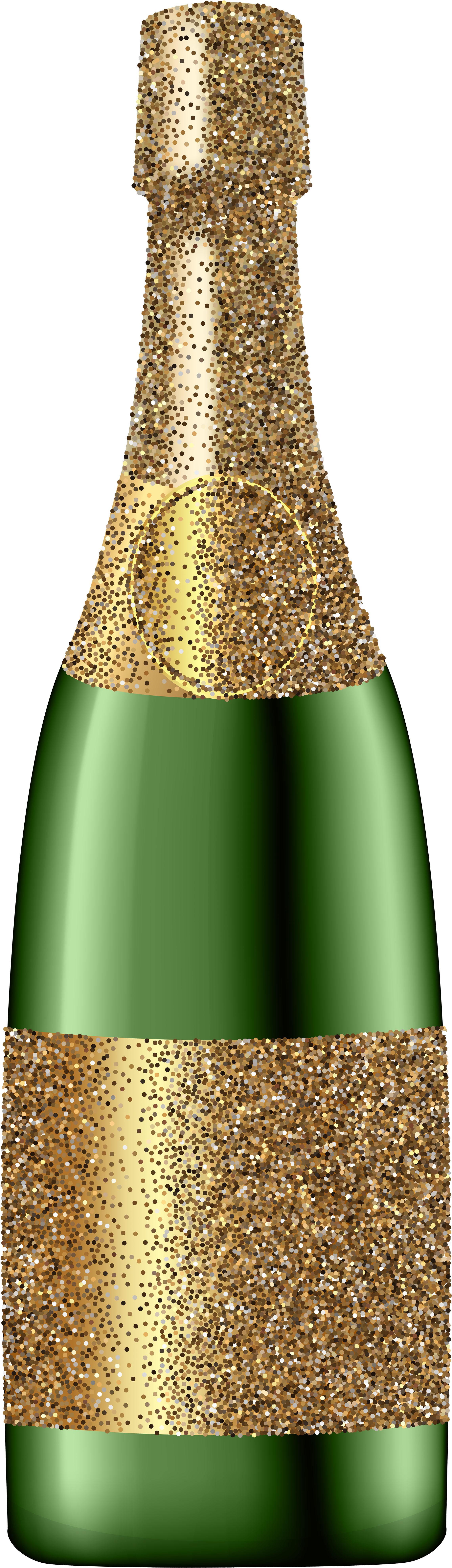 Graphic Champagne Png Clip Art Image Gallery Yopriceville - Glitter Champagne Bottle Png (2418x8000), Png Download