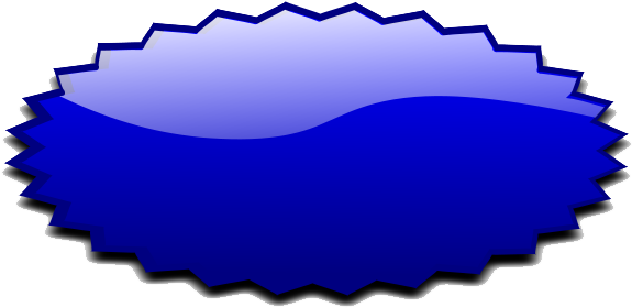 Oval - Stars And Banners Png (600x285), Png Download