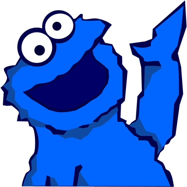 Cookiemonster Graphics And Comments - Cookie Monster Render (800x800), Png Download