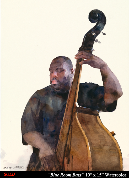 Dean Mitchell Studio - Watercolor Painting (625x675), Png Download