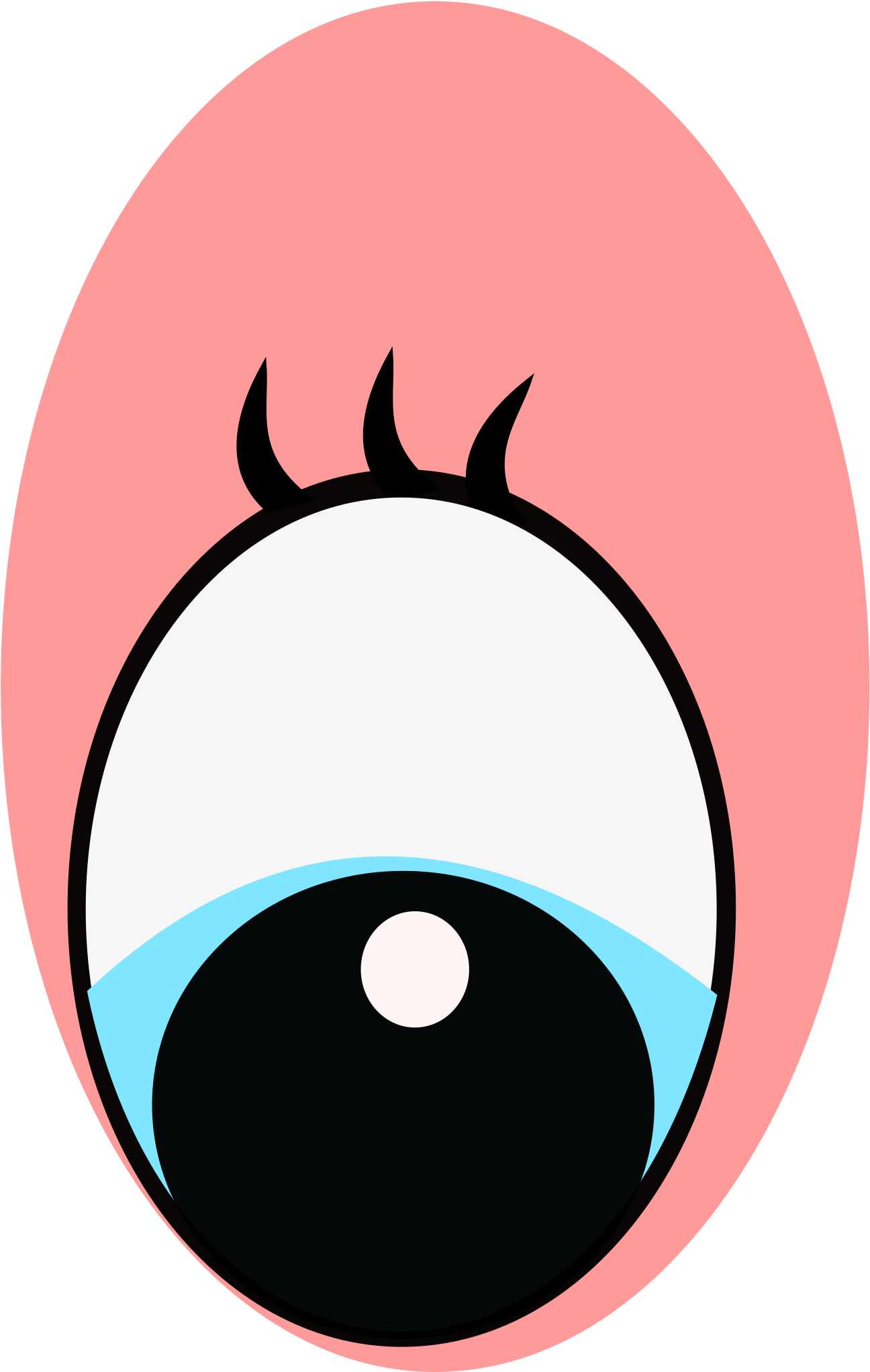 Big Cartoon Eyes Clipart Cartoon Eyes Png - Imagenes De Ojos De Payaso (1697x2400), Png Download