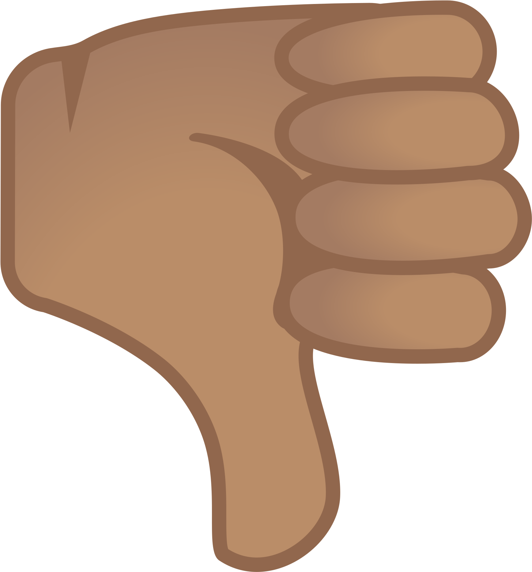 Download Svg Download Png - Thumb Down (1024x1024), Png Download