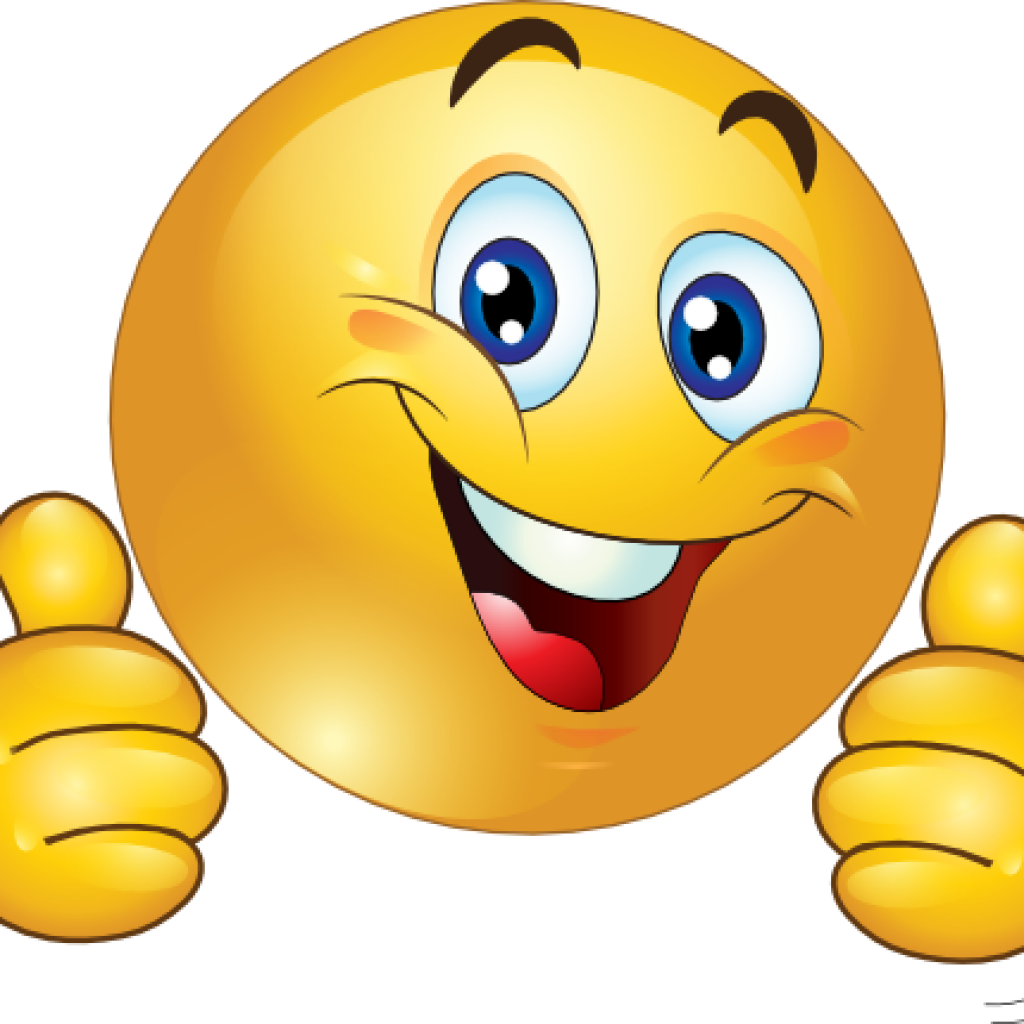 Happy Face Thumbs Up St Patricks Day Clipart Hatenylo - Thumbs Up Smiley Png (1024x1024), Png Download
