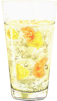 Lemonade Watercolor Painting Carbonated Drink Drawing - Drawing (501x501), Png Download