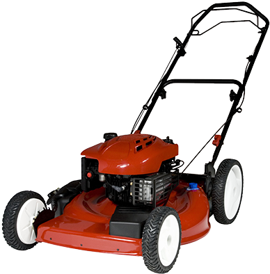Lawnmower - Lawn Mower Silhouette Free (400x428), Png Download