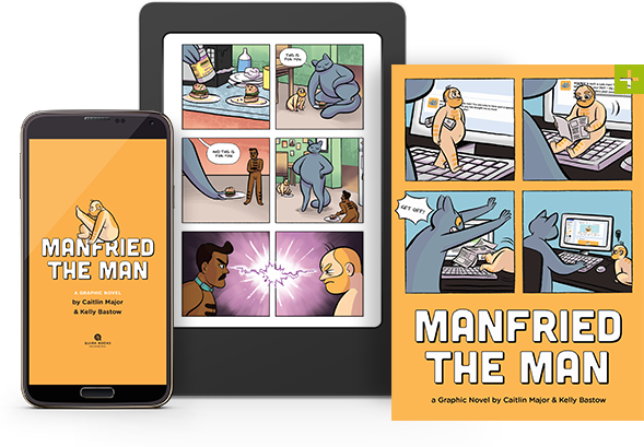 Cover For Manfried The Man - Manfried The Man [book] (589x409), Png Download