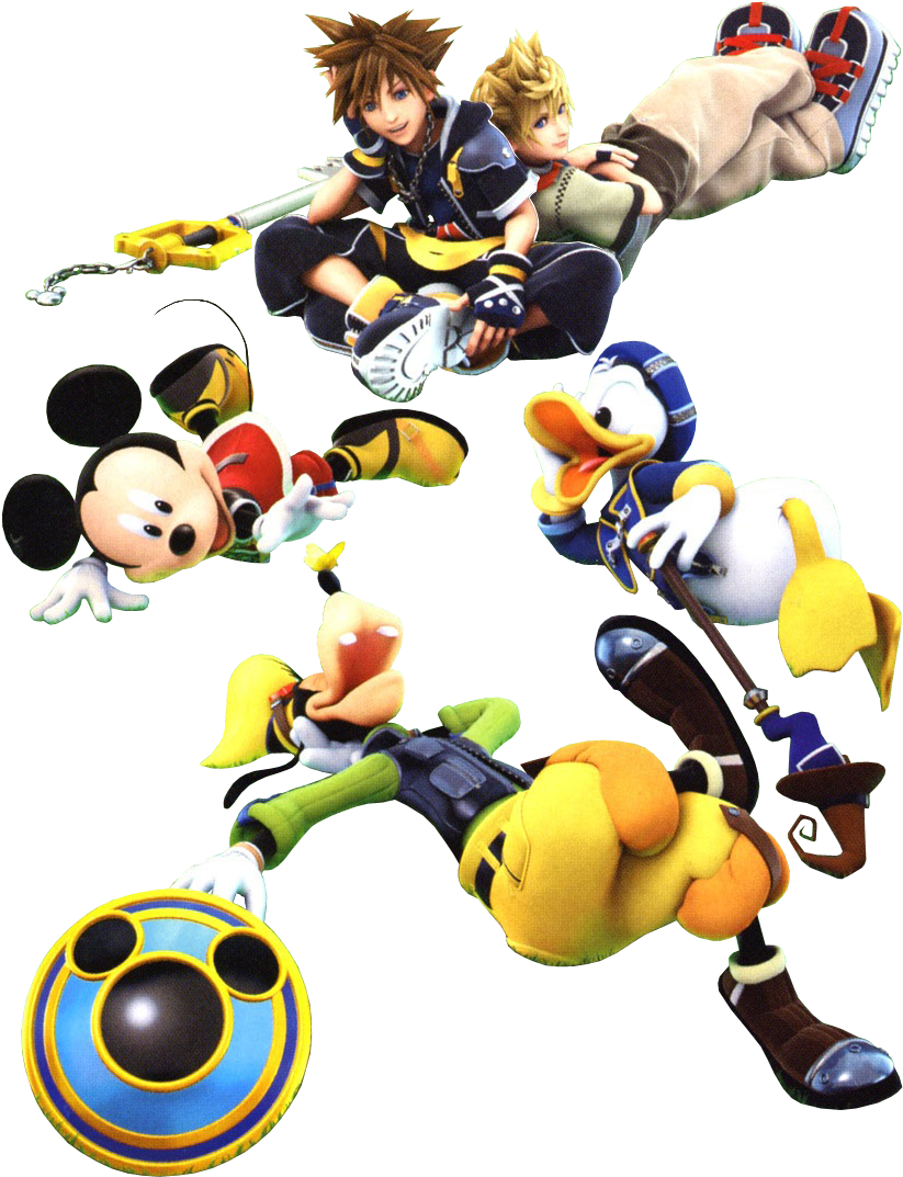 Artwork20 - Kingdom Hearts Artwork Png (995x1242), Png Download