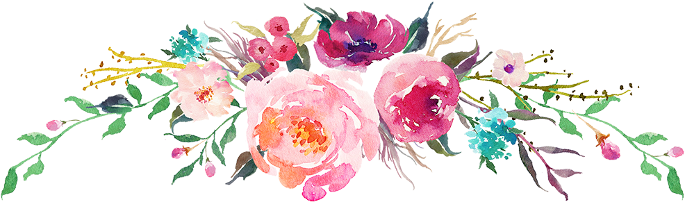 Women Of Grace Tea- Rsvp Deadline Approaching - Watercolor Peonies Background Transparent (1063x311), Png Download