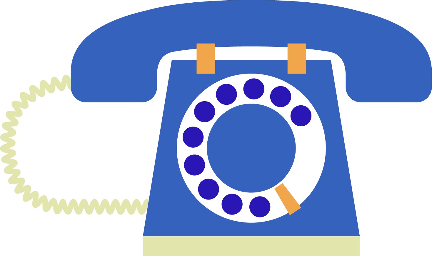 Telephone Clipart Png - New Contact Number Announcement (1469x870), Png Download