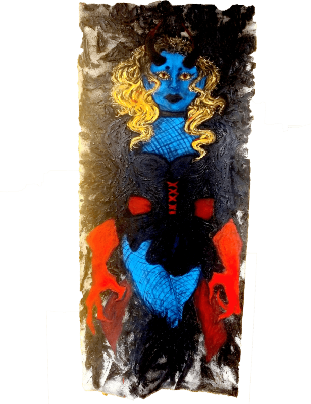 The Demon Jolia - Demon (616x800), Png Download