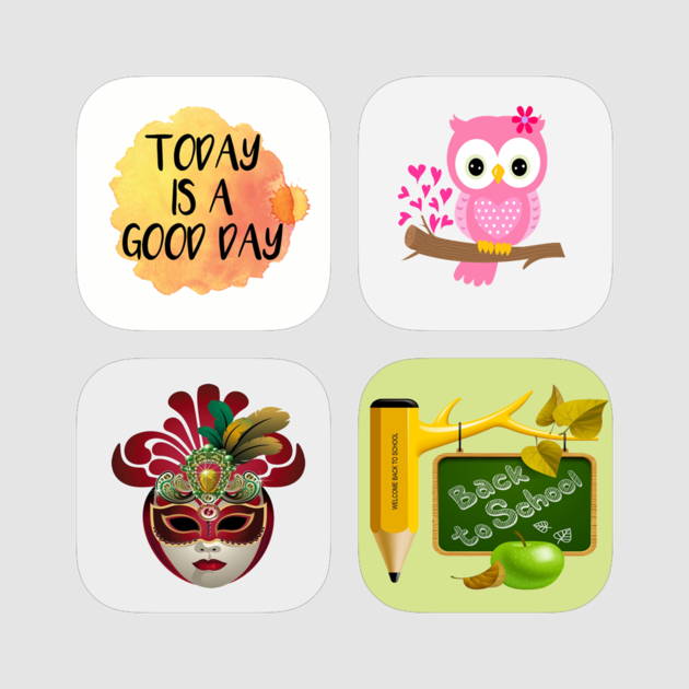 Ultimate Watercolor With Bird And School Stickers On - Pink Girl Valentine's Day Owl T-shirt Bodysuit Pink (630x630), Png Download