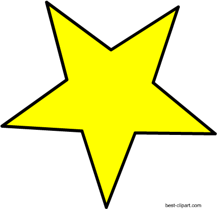 Yellow Star Clipart (450x450), Png Download