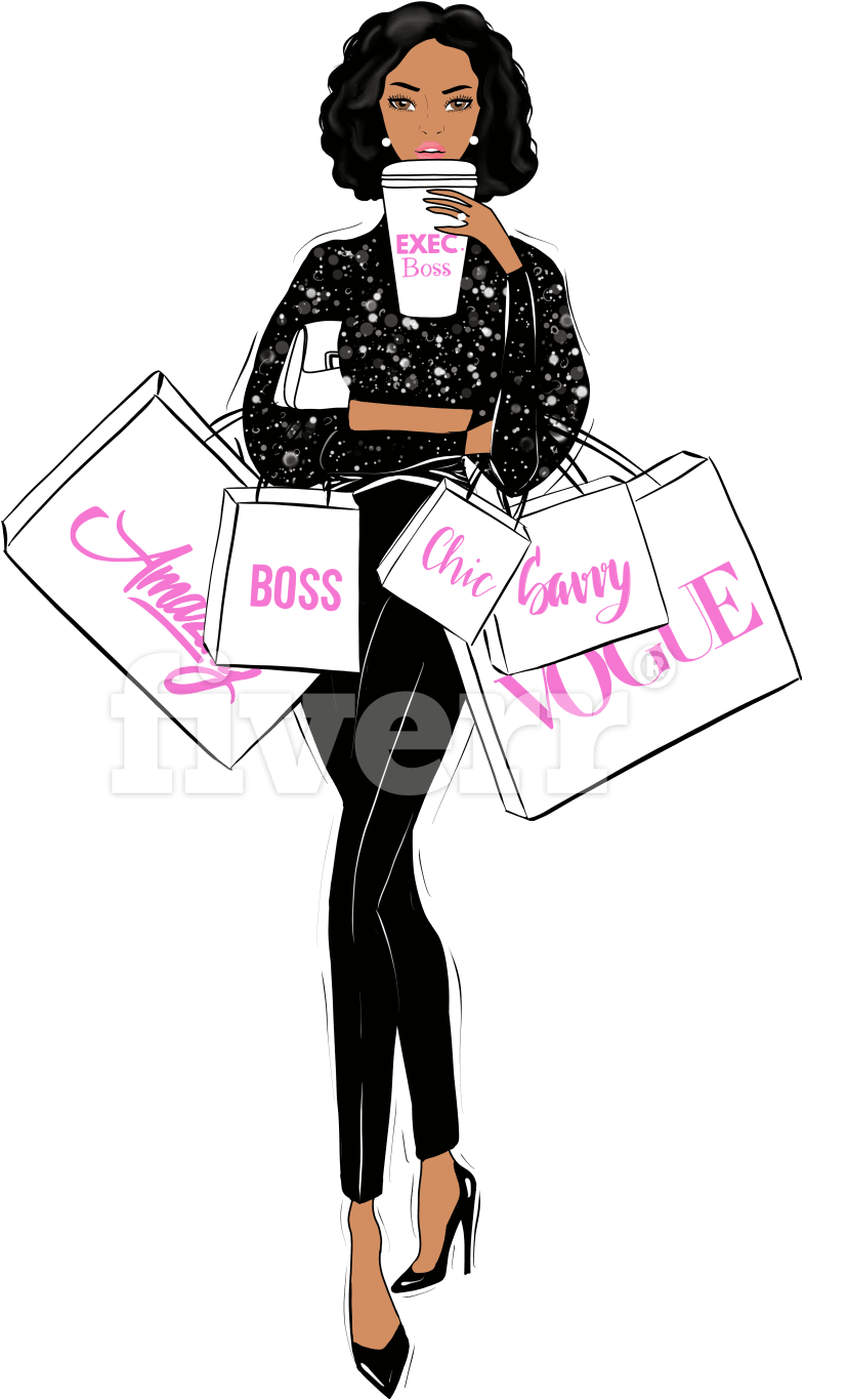 Draw A Fashion Illustration In Watercolor Or Other - Girl (1200x1479), Png Download