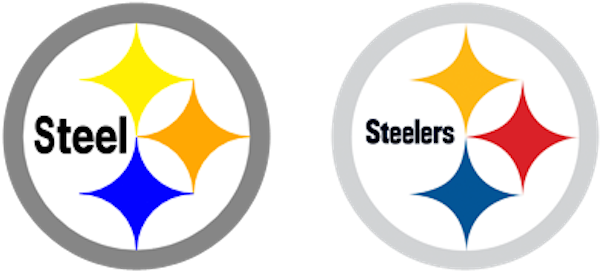 19 *more* Hidden Images In Sports Logos You Won't Be - Logos And Uniforms Of The Pittsburgh Steelers (660x307), Png Download