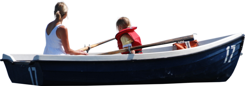 Man On Boat Png (850x300), Png Download