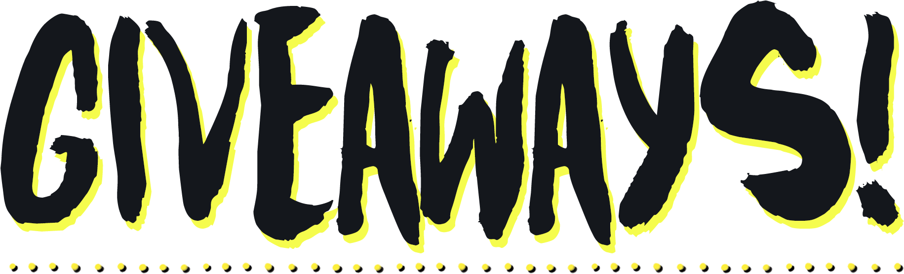 Giveaways - Giveaways Png (1945x665), Png Download