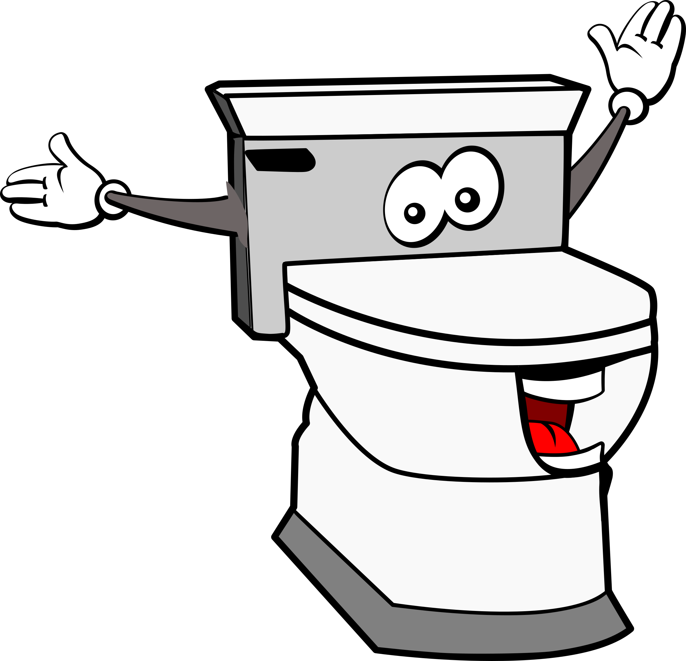 Kawaii Toilet Icons Png - Toilette Clipart (2400x2310), Png Download