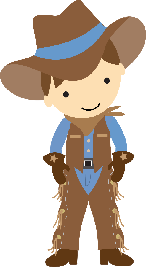 Cowboy E Cowgirl - Cowboy Clipart (493x900), Png Download